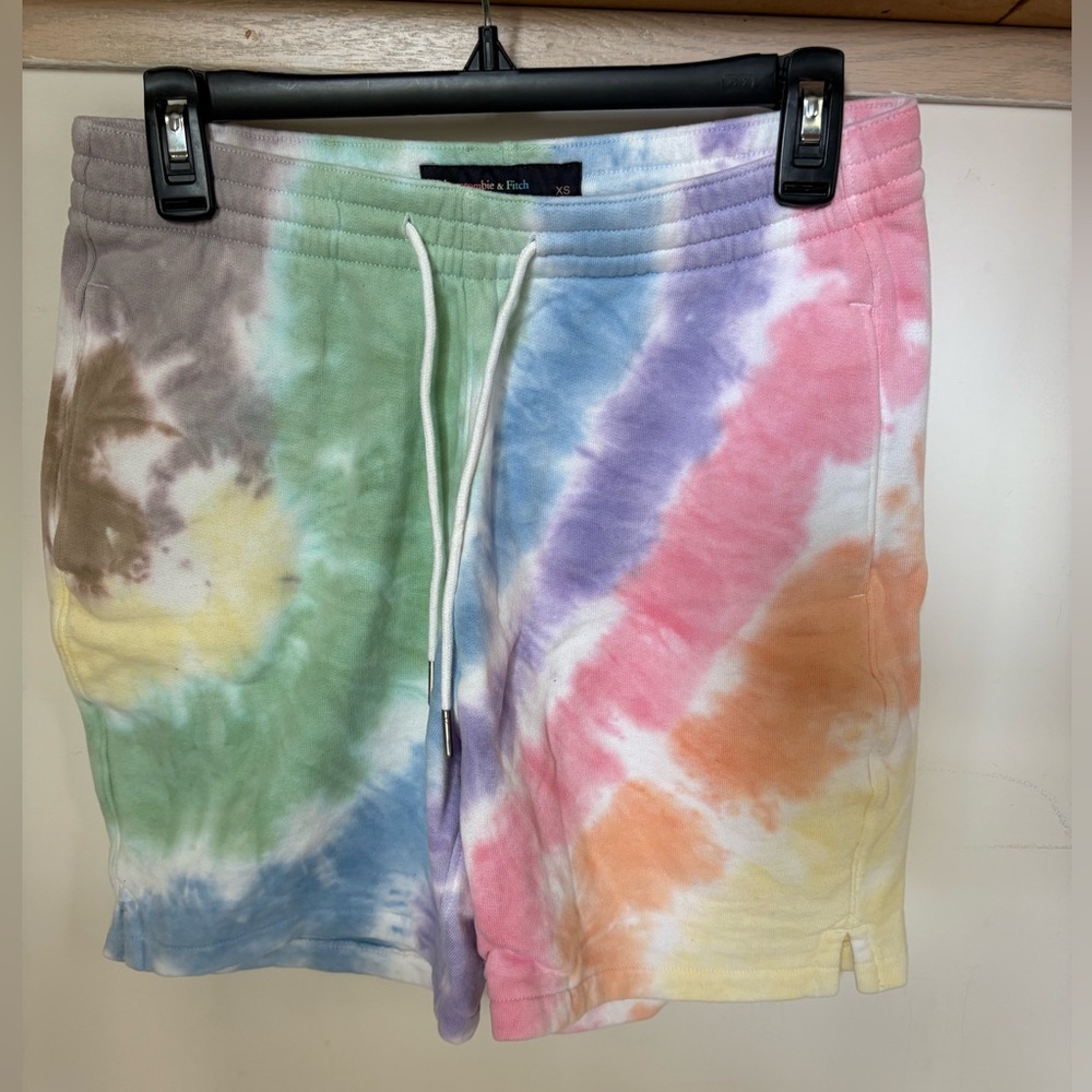 Abercrombie & Fitch Pastel Tie-Dye Shorts